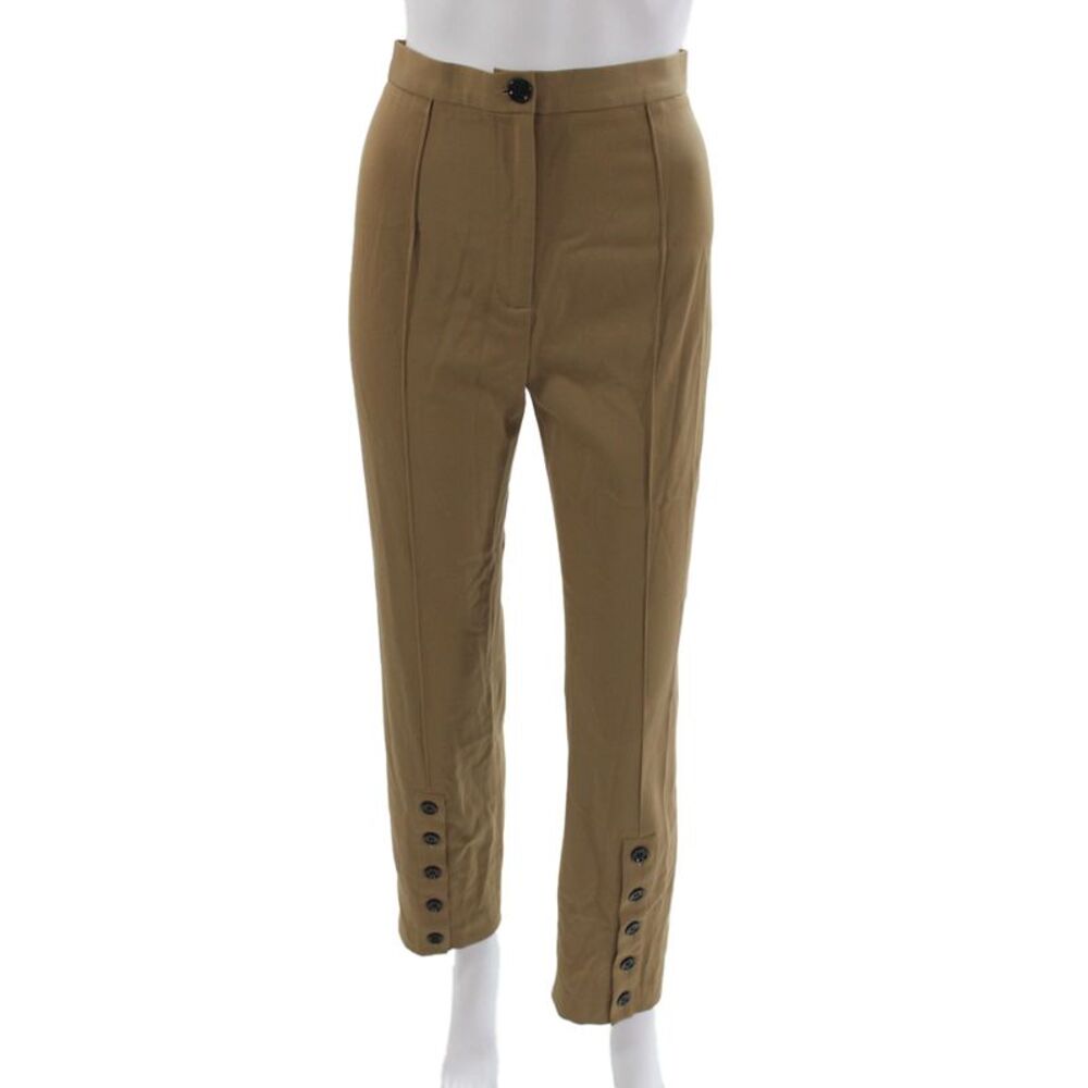 Dolce & Gabbana Women Ankle Pants Brown Cotton Solid Size S